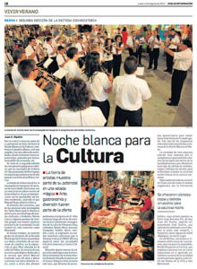 Crónica de la Noche Blanca de la Cultura 2013 en Nerva