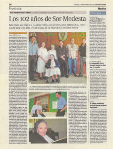 Crónica publicada en Huelva Información el 7 de noviembre de 2010